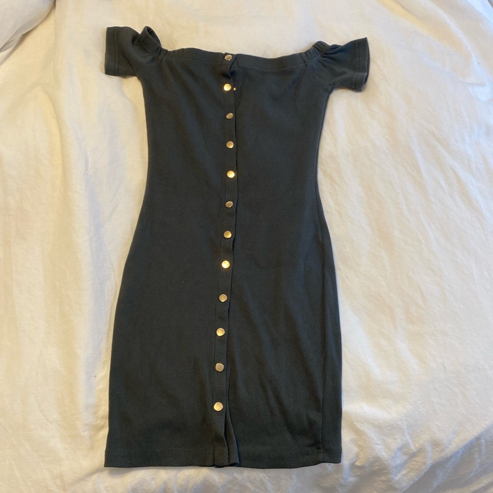 Off the shoulder mini dress